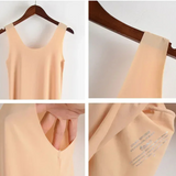 Kurzes beiges Unterkleid Unterkleid Damen