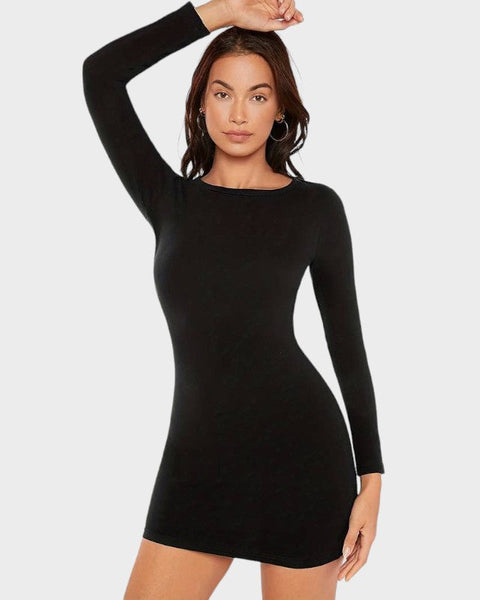 Langarm Unterkleid Unterkleid Damen