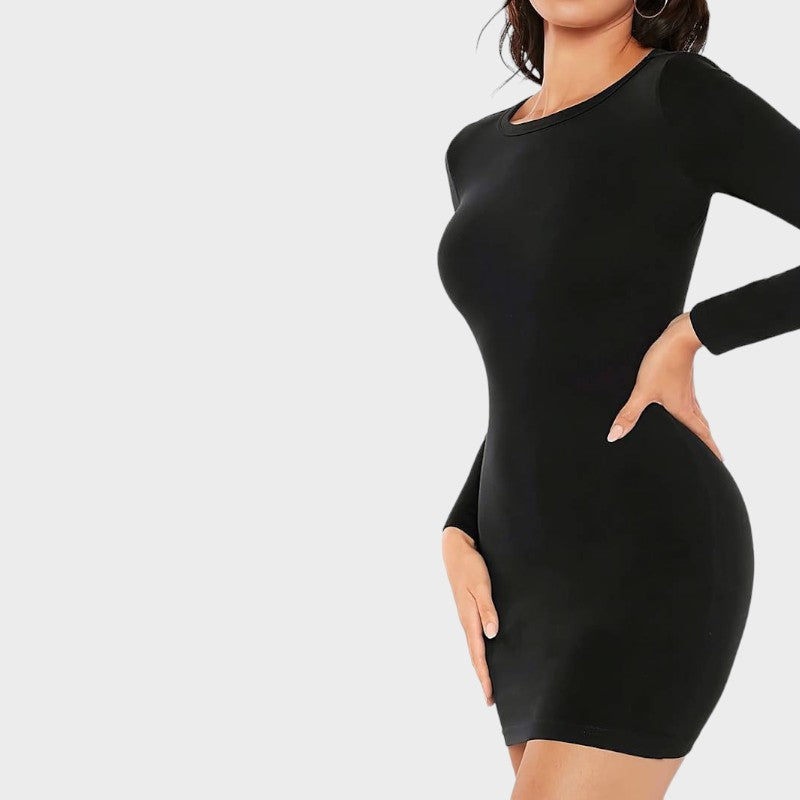 Langarm Unterkleid Unterkleid Damen