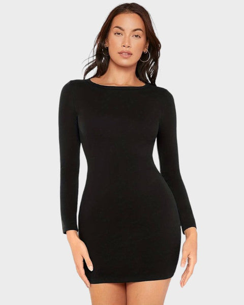 Langarm Unterkleid Unterkleid Damen