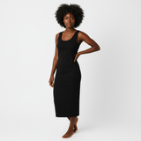 Langes schwarzes Unterkleid