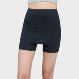 Schwarzer Unterrock mit Shorts Unterkleid-Short