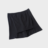 Schwarzer Unterrock mit Shorts Unterkleid-Short