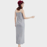 Unsichtbares langes Unterkleid Unterkleid Damen