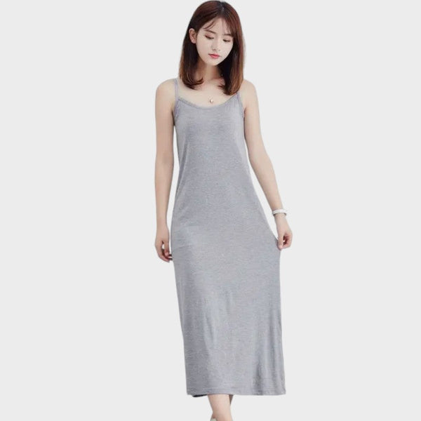 Unsichtbares langes Unterkleid Unterkleid Damen