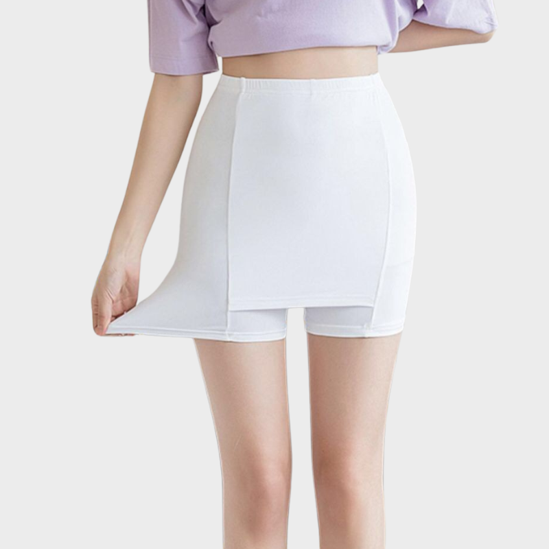 Weiße Shaping Shorts Unterkleid-Short
