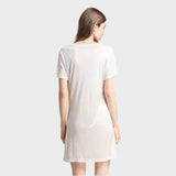 Weißes Seidenunterkleid Unterkleid Damen