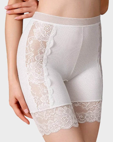 Weißes Unterkleid mit kurzer Passform Unterkleid-Short